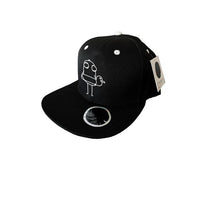 Quipster Character Lifeguard on black unisex Cap