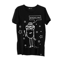 Quipster RTL Dschungelcamp Character Florian Wess High-class on black unisex T-Shirt