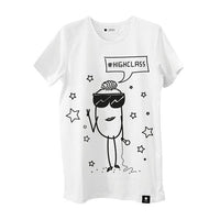 Quipster RTL Dschungelcamp Character Florian Wess High-class on white unisex T-Shirt