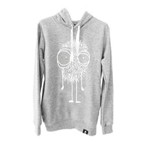 Quipster Character Fluffy on grey unisex Hoodie