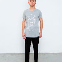 Quipster Nerd Grey Collection T-shirt