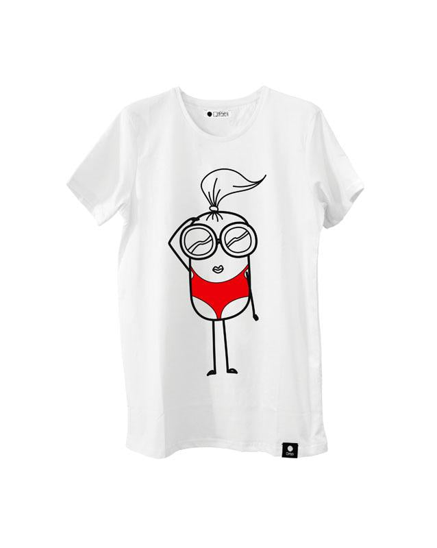 Quipster Maliboo T-Shirt Weiß