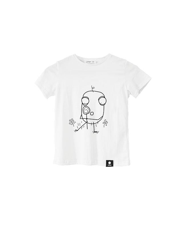 Quipster Character Lolly on white unisex Kids T-Shirt